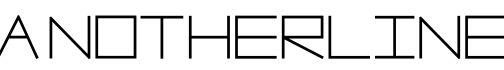AnotherLine字体预览图