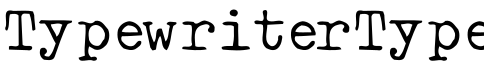 TypewriterType字体预览图