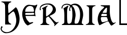 Hermia™字体预览图