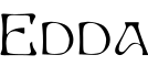 Edda预览字体图片
