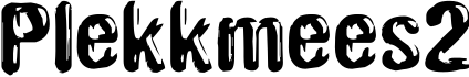 Plekkmees2字体预览图