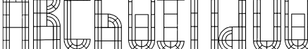 Arch Window字体预览图