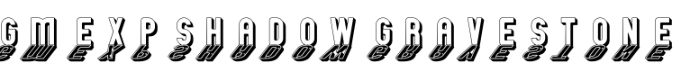 GM Exp Shadow Gravestone字体预览图