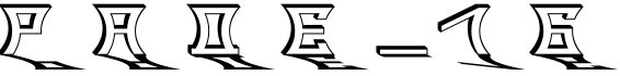 RADE_16字体预览图