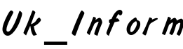Uk_Inform字体预览图