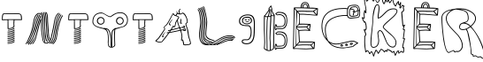 Initial9 Becker字体预览图