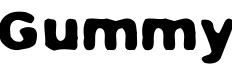 Gummy字体预览图