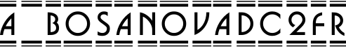 a_BosaNovaDc2Fr字体预览图
