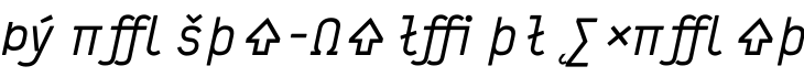 Typestar-NormalItalicExpert字体预览