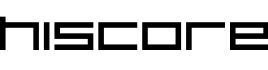 HISCORE字体预览图