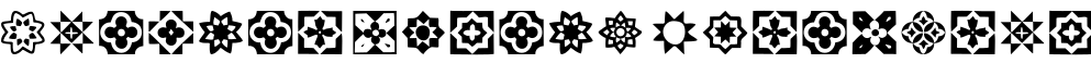 Italian Mosaic Ornaments字体预览图