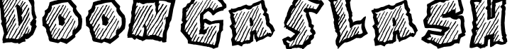 Doonga Slash字体预览图