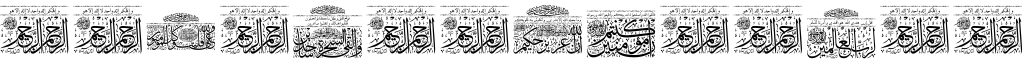 Aayat Quraan 8字体预览图