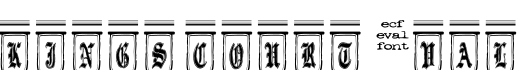kings court (eval)字体预览图
