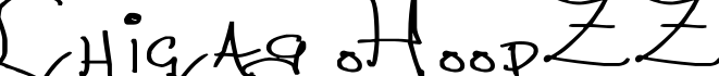 ChicagoHoodZZ字体预览图