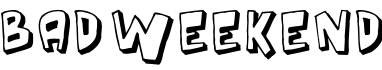 Bad Weekend字体预览图