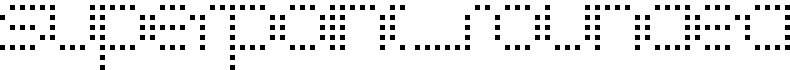 superpoint _rounded字体预览图