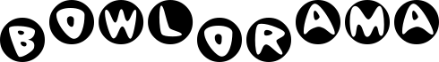 BowlORama字体预览图