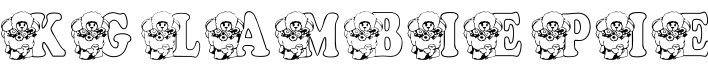 KG LAMBIE PIE字体预览图