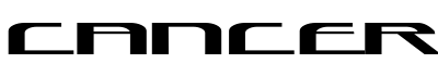 Cancer字体预览