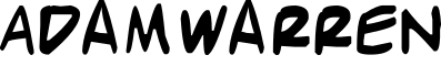 Adam Warren字体预览图