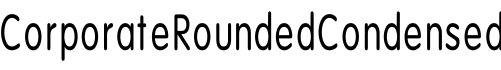 CorporateRoundedCondensed字体预览图