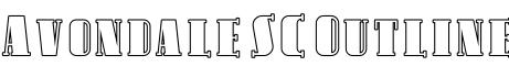 Avondale SC Outline预览字体图片