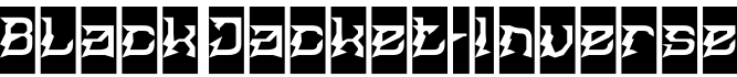 Black Jacket-Inverse字体预览图