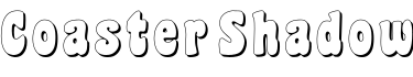 Coaster Shadow字体预览图