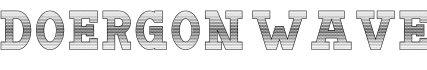 Doergon Wave字体预览图