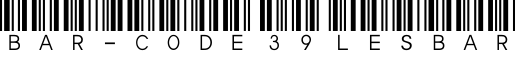 Bar-Code 39 lesbar字体预览图