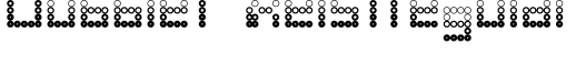 Bubble Pixels Regular字体预览图