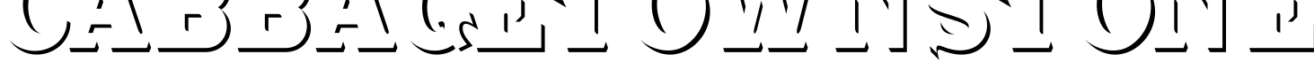 CabbagetownStone字体预览图