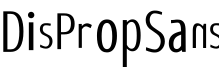 DisPropSans字体预览图