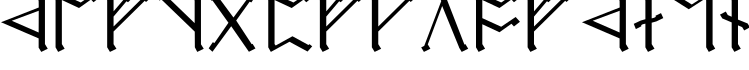 Cirth Erebor Caps字体预览图