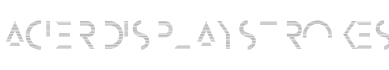 Acier Display Strokes预览字体图片