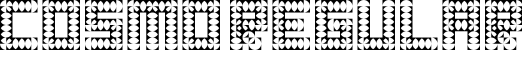 COSMO Regular字体预览图