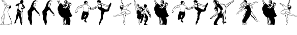 BalletSketches字体预览图