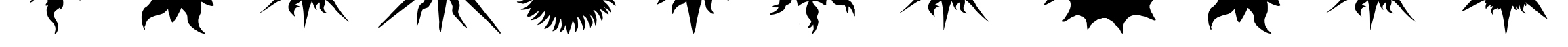 Flaming Stars & Splatters字体预览图