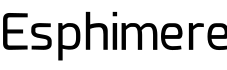 Esphimere字体预览