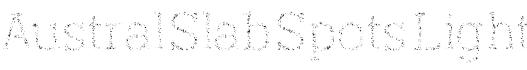 Austral Slab Spots Light字体预览图
