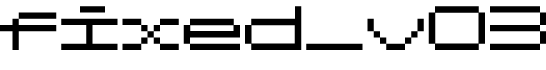 fixed_v03字体预览