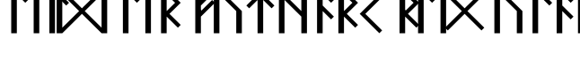 Elder Futhark Regular字体预览