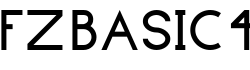 FZ BASIC 4字体预览