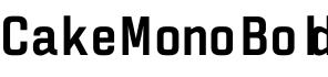 Cake Mono Bold字体预览图