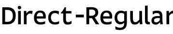 Direct-Regular字体预览