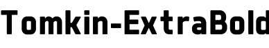 Tomkin-ExtraBold预览字体图片