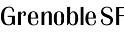 Grenoble SF预览字体图片