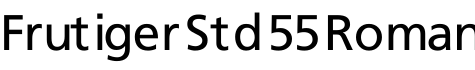 Frutiger Std 55 Roman字体预览图