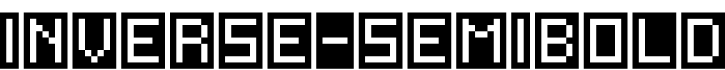 Inverse-SemiBold字体预览图